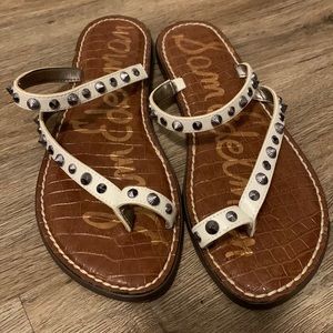Sam Edelman Studded white sandal